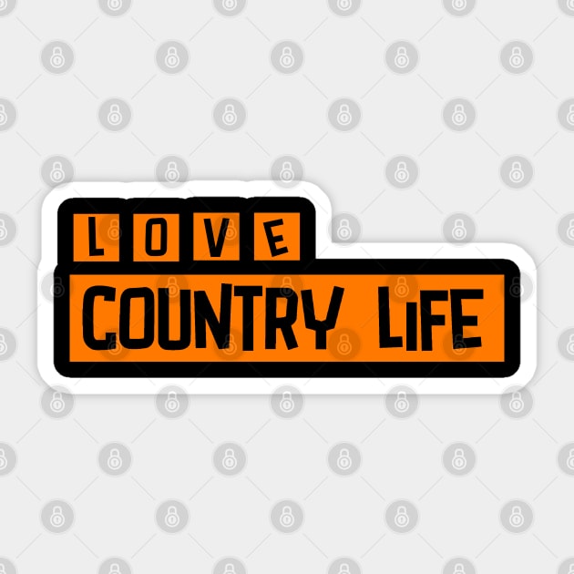 Country life Sticker by araharugra